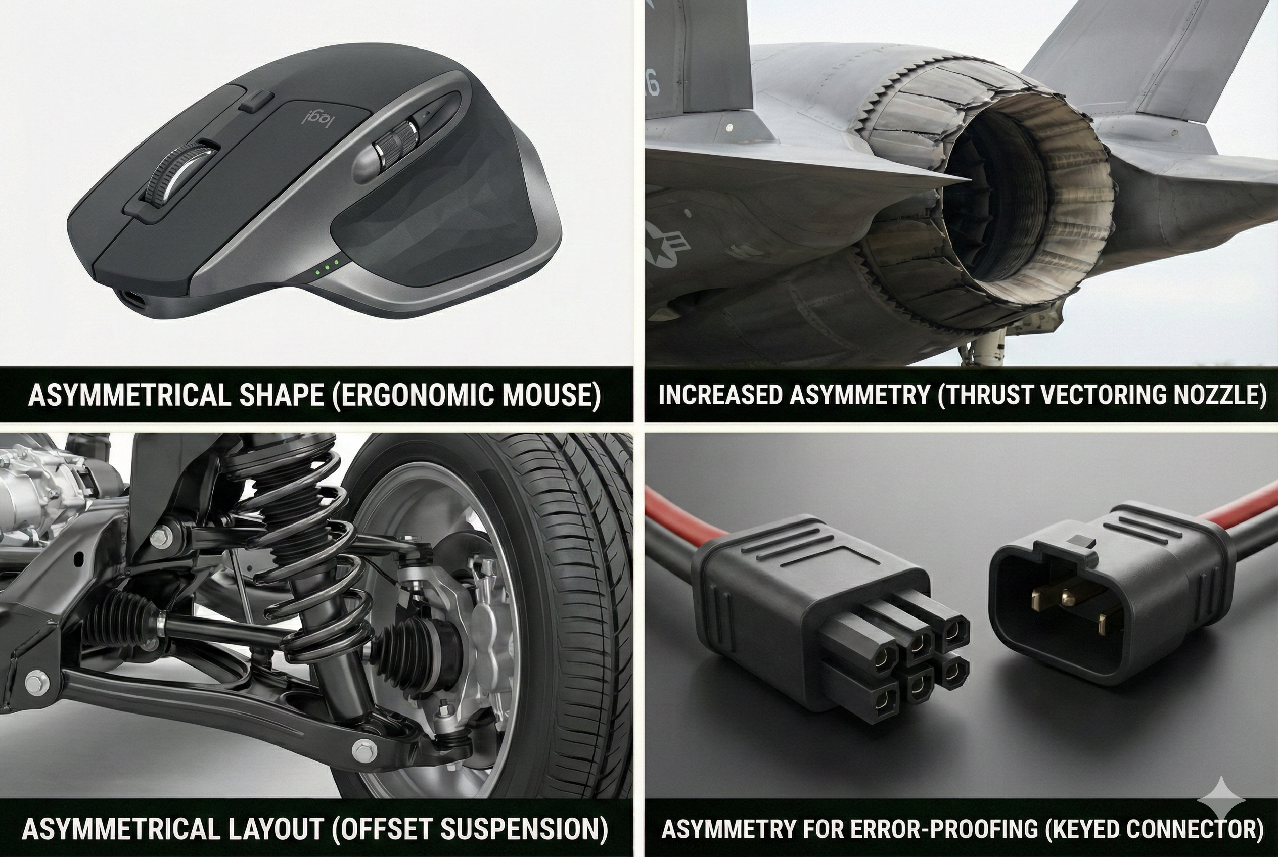 Hand-fitting mouse illustrating ergonomic asymmetry